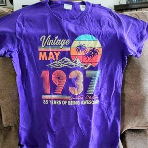 New Vintage May 1937 Tee Shirt Size L